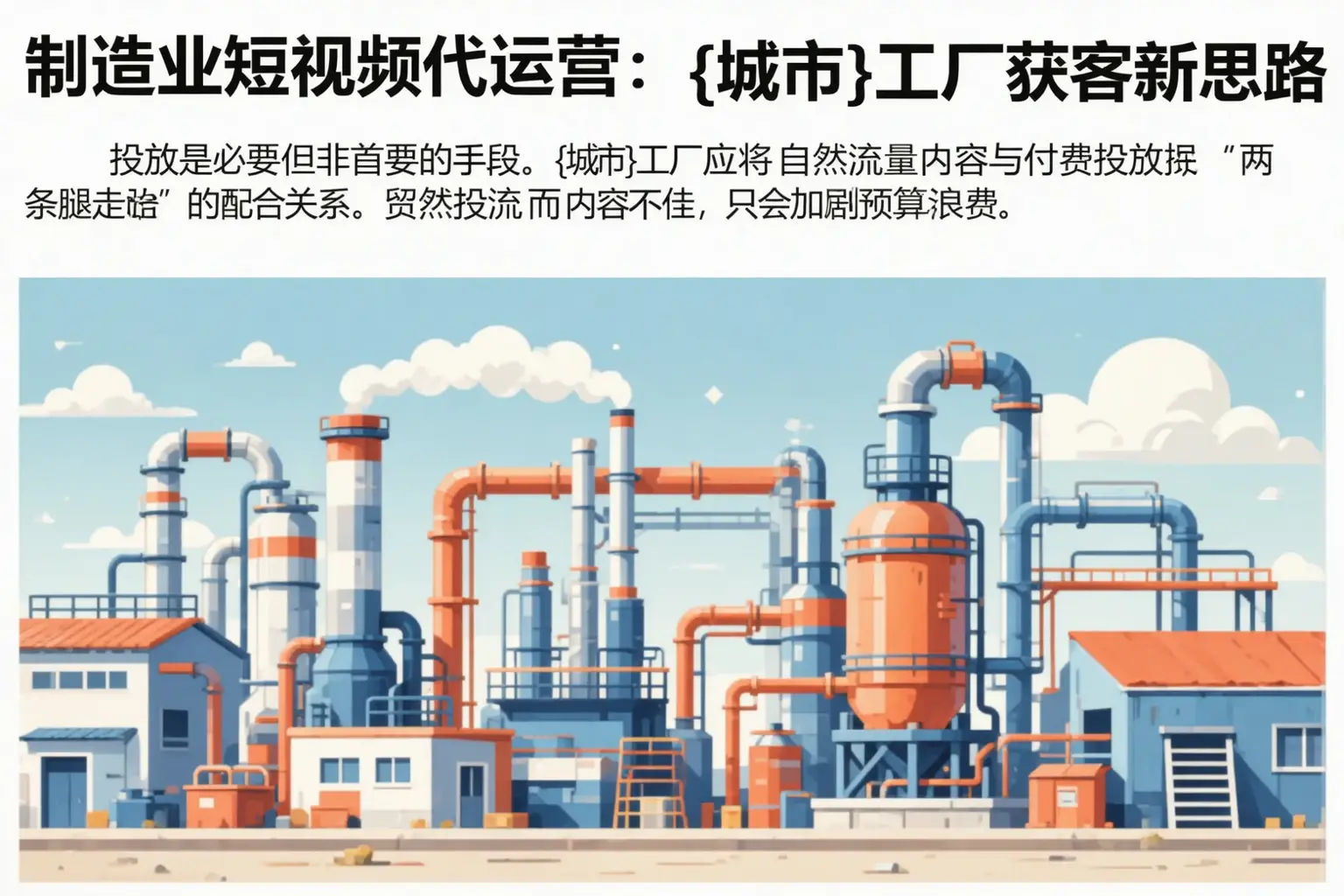 制造业短视频代运营:黔南工厂获客新思路