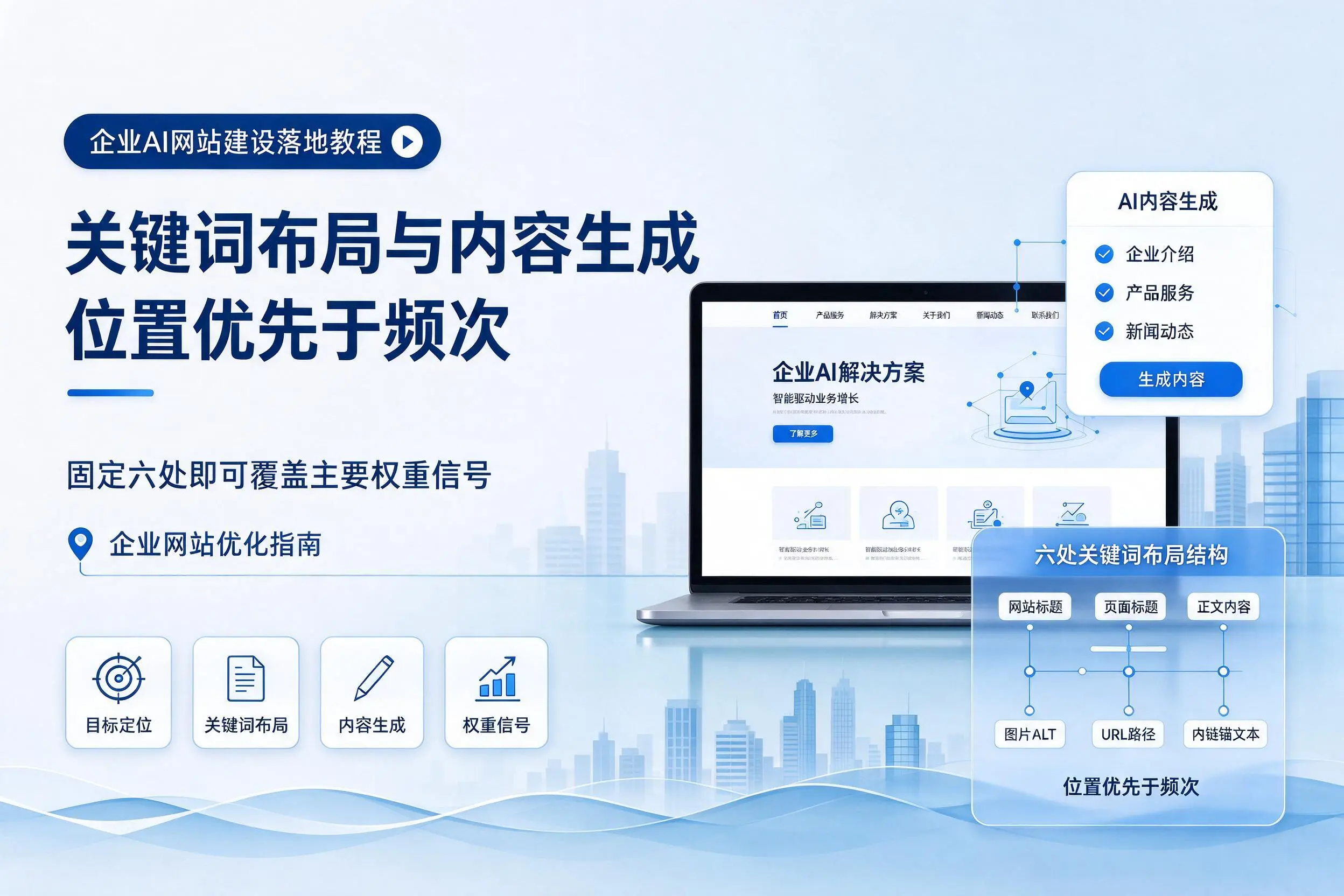 黔南企业AI网站建设落地教程:关键词布局与内容生成